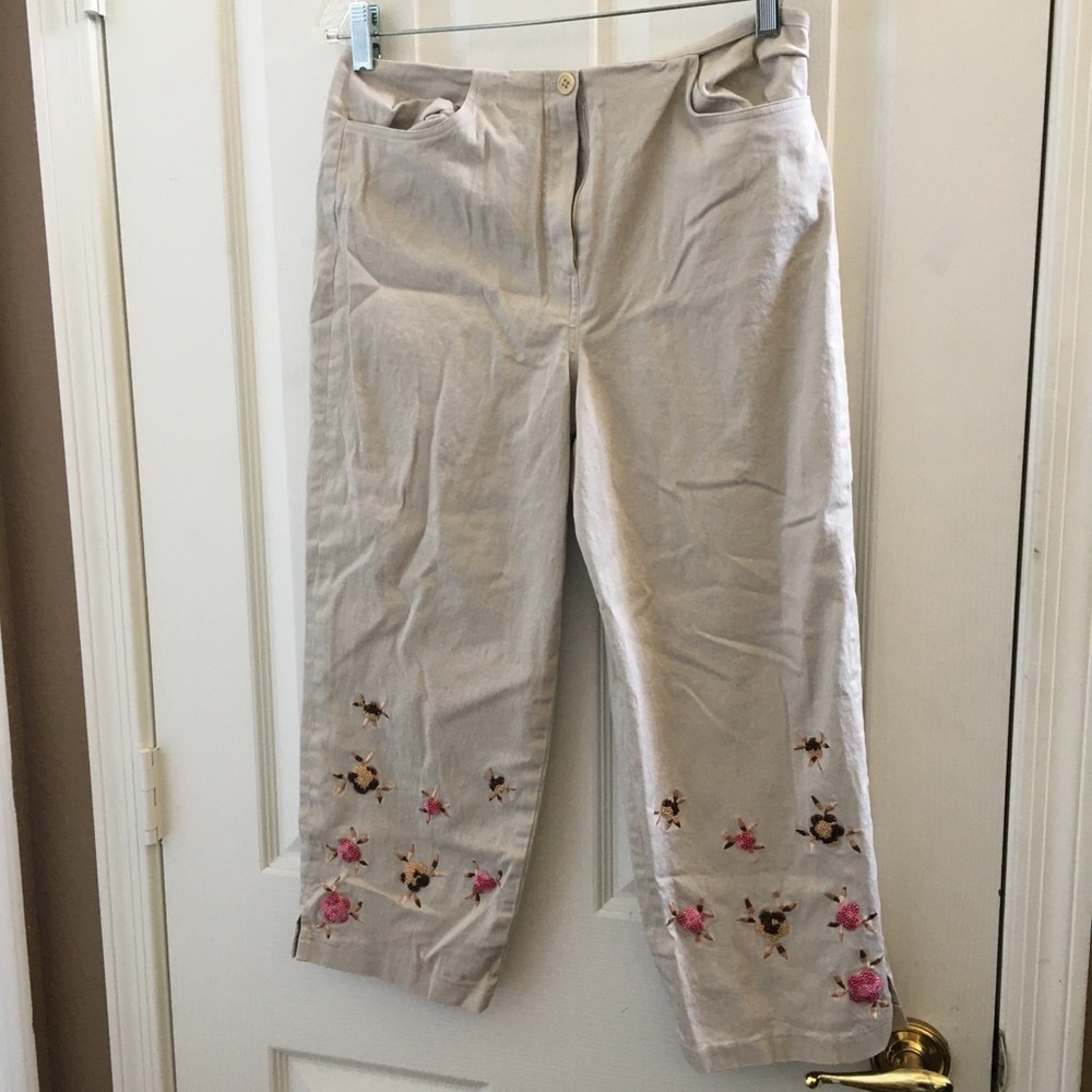 FINAL MARKDOWN Larry Levine cropped slacks 8